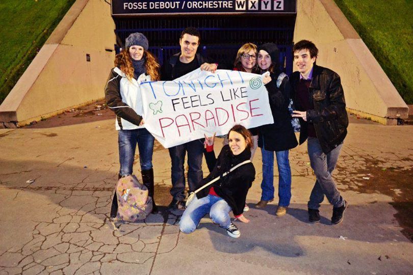Equipe ColdplayCorner le 14.12.2011 à Bercy (Paris)
