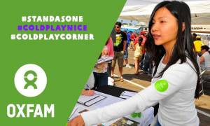 Oxfam cherche des volontaires pour le concert de Coldplay à Nice