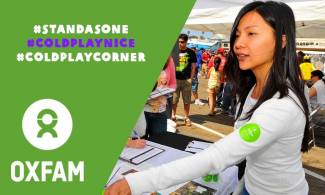Oxfam cherche des volontaires pour le concert de Coldplay à Nice